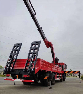 東風T5前四后八10噸隨車吊帶爬梯 多功能高效運輸解決方案